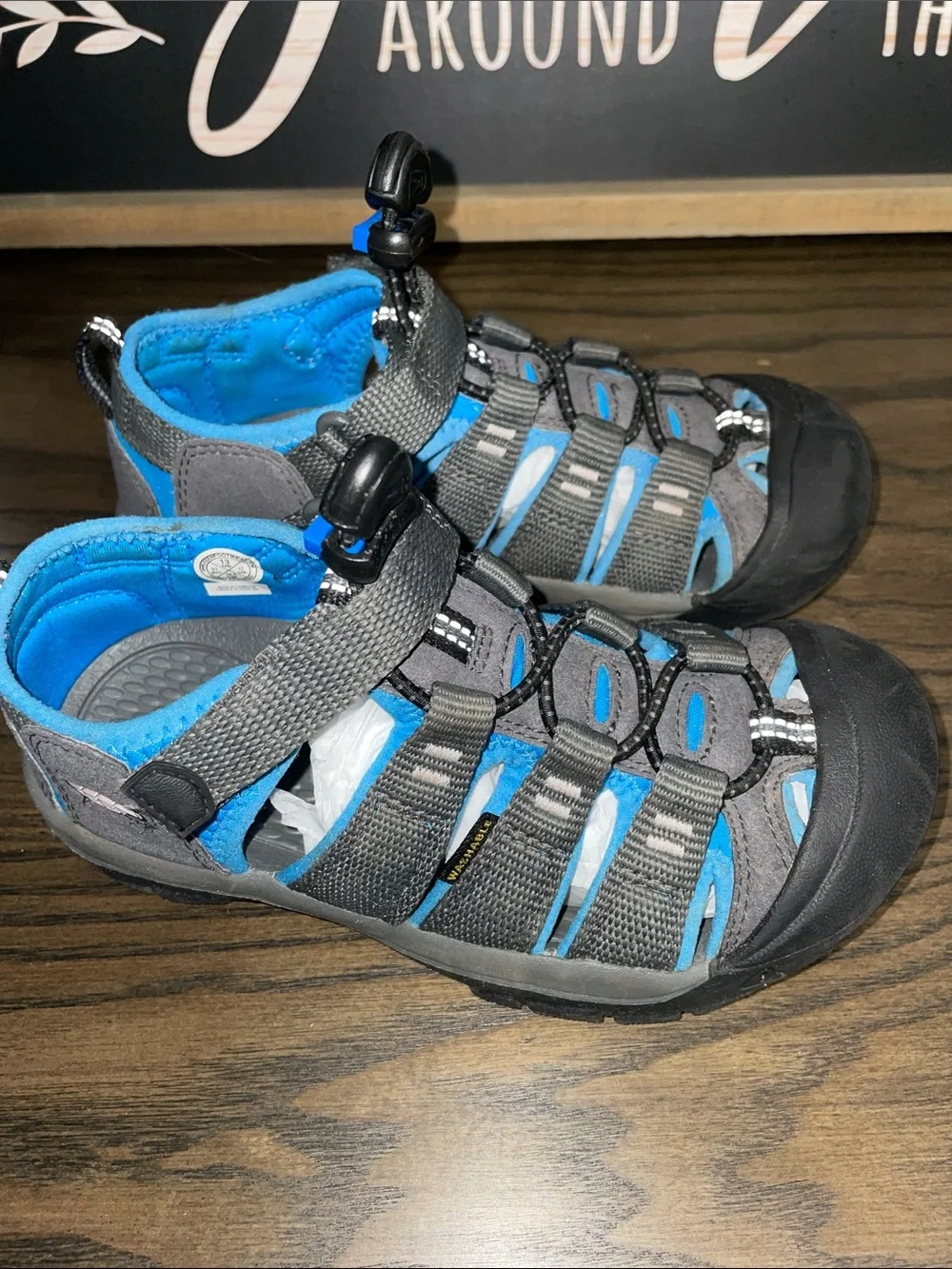Keen Kids Toddler Boys Gray & Blue Closed-Toe Newport H2 Active Sandals Size 13